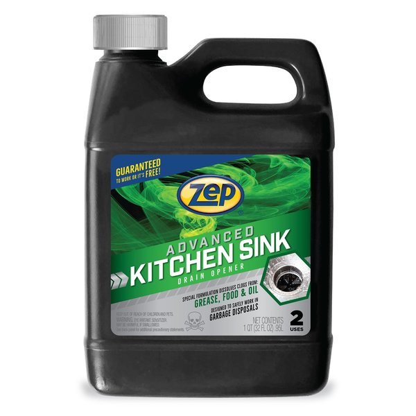 Zep Advanced Kitchen Sink Gel Drain Opener 1 qt U49710